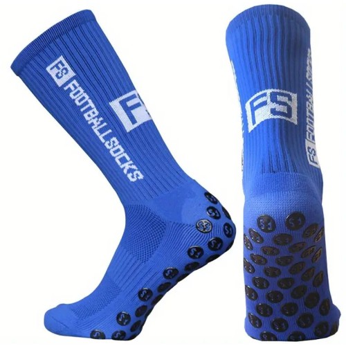 Chaussettes Antidérapantes Football Socks Bleu pour enfant 